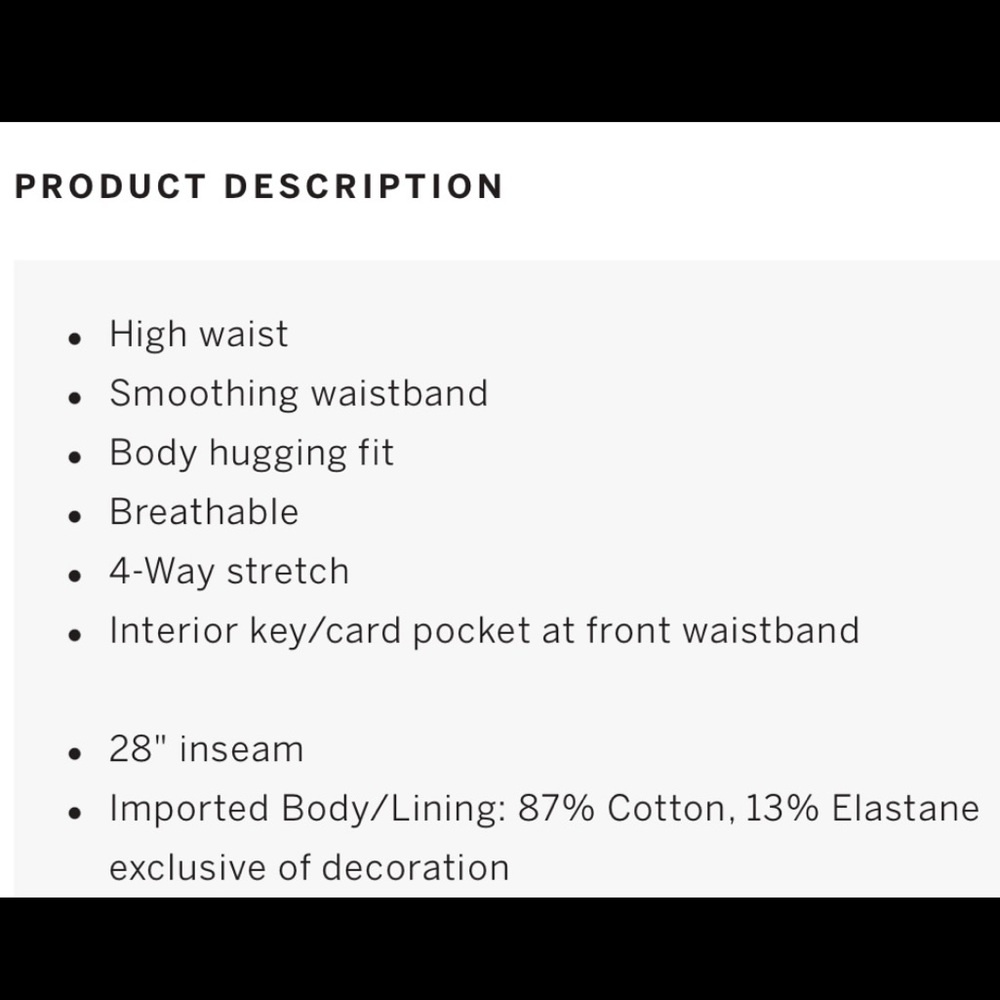 VS PINK Cotton High Waist Leggings Large - Picture 9 of 10